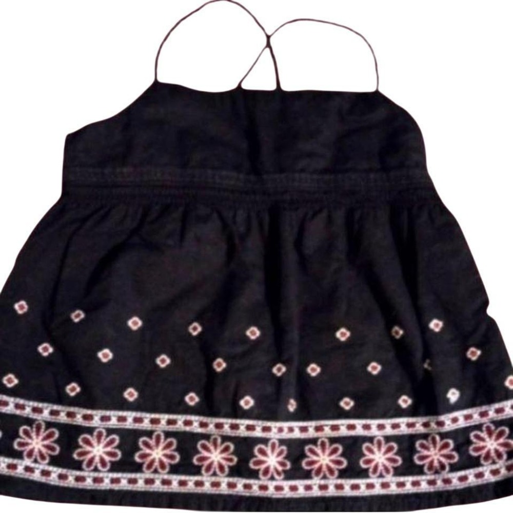Baby GAP Black Embroidered Flower Dress SKUK074 - Picture 2 of 5
